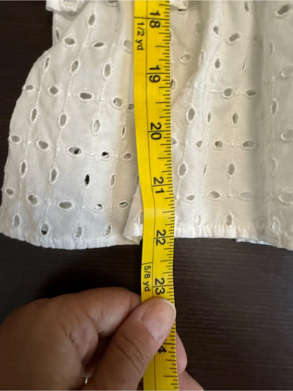 J Crew White Eyelet Ruffle Wrap Blouse Cotton Cottagecore Shirt AW838 Girly XS